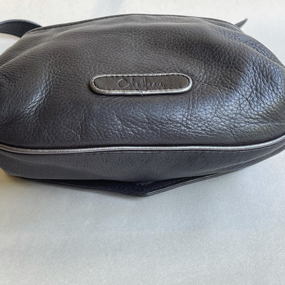 Soft black pebbled leather Cole Hahn shoulder bag - Picture 4 of 6